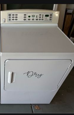 GE Electric Dryer with Easy Touch Controls