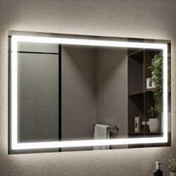 36x24 Led Bathroom Mirror with Defogger