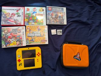 Nintendo 2DS Bundle with 7 Games and Case