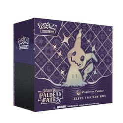 New Sealed Pokemon TCG: Scarlet & Violet Paldean Fates Elite Trainer Box 