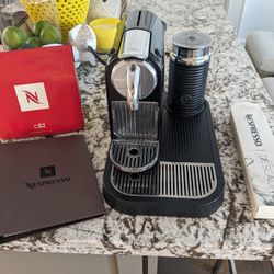 Nespresso CitiZ Milk D120 Automatic Espresso Pod Machine w Aeroccino Frother for Sale in Pompano Beach FL OfferUp
