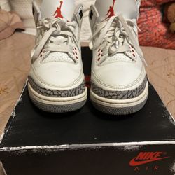 Jordan 3 White Cement Reimagined Size 8