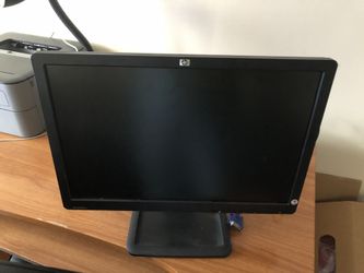 Hp computer monitor with all cables