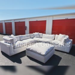 FREE DELIVERY AMERICAN SIGNATURE CLOUD MODULAR SECTIONAL SOFA 