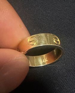 14K Gold Cartier Like Ring  Size 8.25✅ – 4.7 Grams 🔥 (Firm Price)