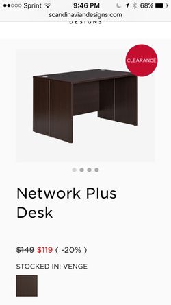 New desk from Scandinavian Design - new in box