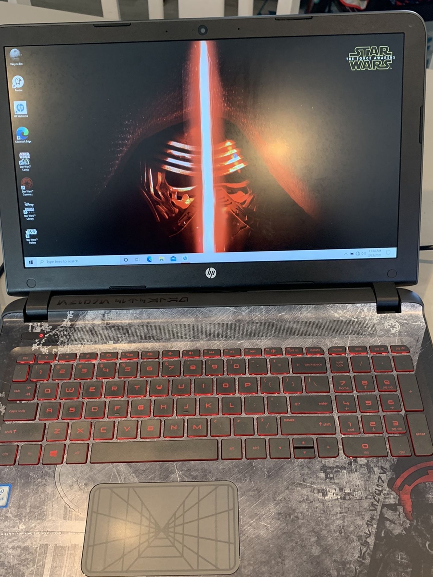 Limited Edition HP Starwars Laptop In Amazing Condition