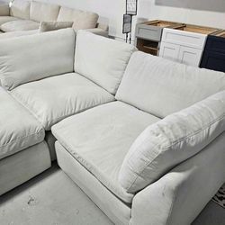 Double Wedge Modular Sectional, Furniture Couch  Livingroom 