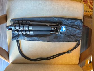 Lightweight Carbon Fiber Travel Tripod, 52" Compact Camera Tripod with 360°Ball Head Kit