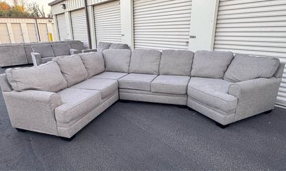 Gray Ashleys Furniture Sectional (WILL DELIVER)