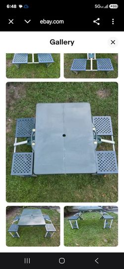 Folding outdoor  table