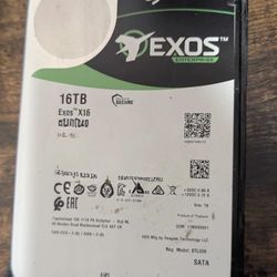 Lightly Used 16TB Seagate 3.5" SATA Hard Drives