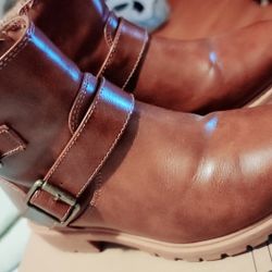 Brown Boots Girls 