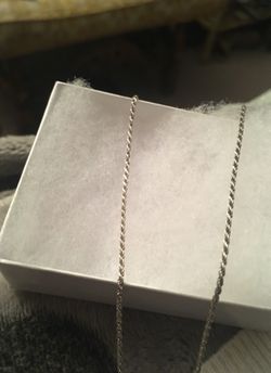 Sterling silver rope chain 22inches