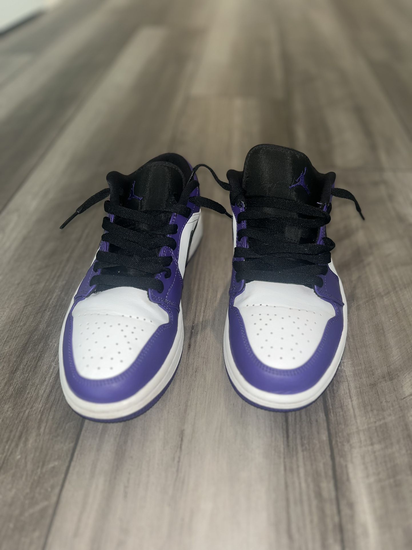 Jordan 1 Low Court Purple White (AUTHENTIC