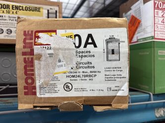 Square D (Homeline) Main Lugs Only Load Center 70A