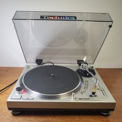 Vintage Technics Gemini XL-500 II Turntable Direct Drive DJ Runs Good Sounds Great  