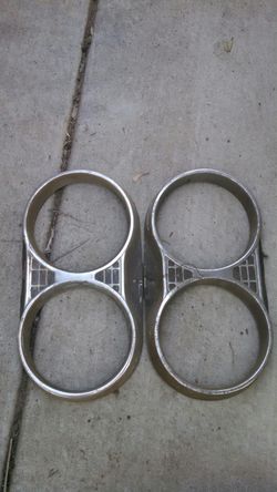 1972 Datsun 521 pick-up headlight trim