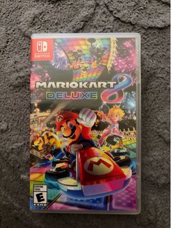 Mario kart world deluxe 8 preowned Nintendo switch