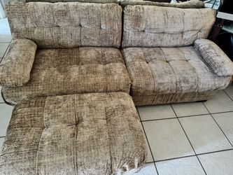 New in box!! Sofa with ottoman.