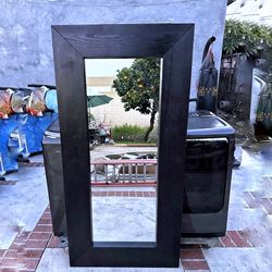 Black full body mirror