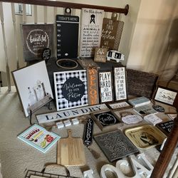 Farmhouse Wall Decor $10 Each 