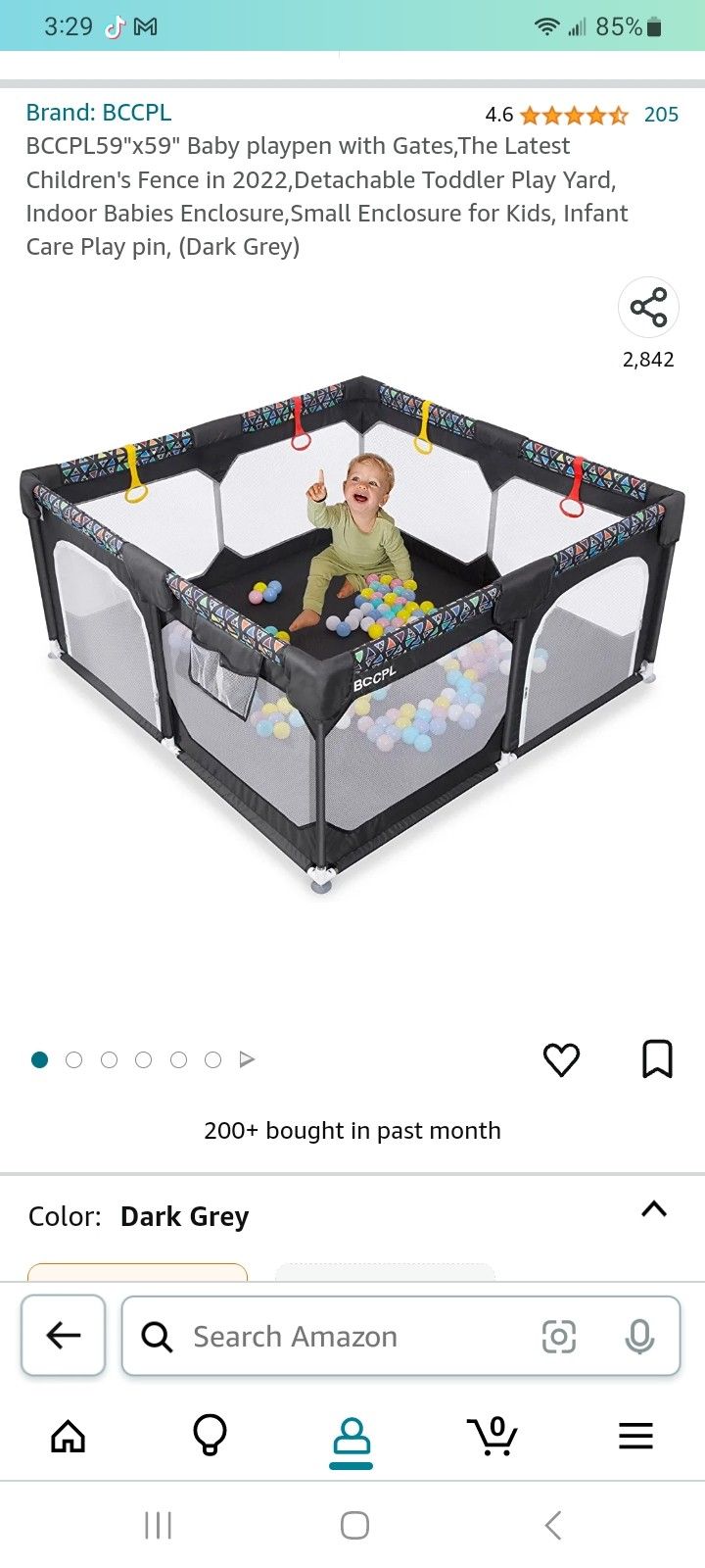 Huge Play Pen For Toddler  5ftX5ft Square 