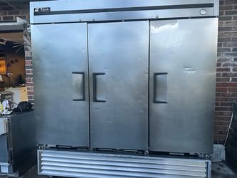 True three door freezer