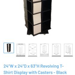 T-Shirt, Spinning Display Case