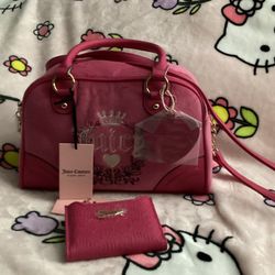 Juicy Couture Bowler Bag And Wallet Bundle