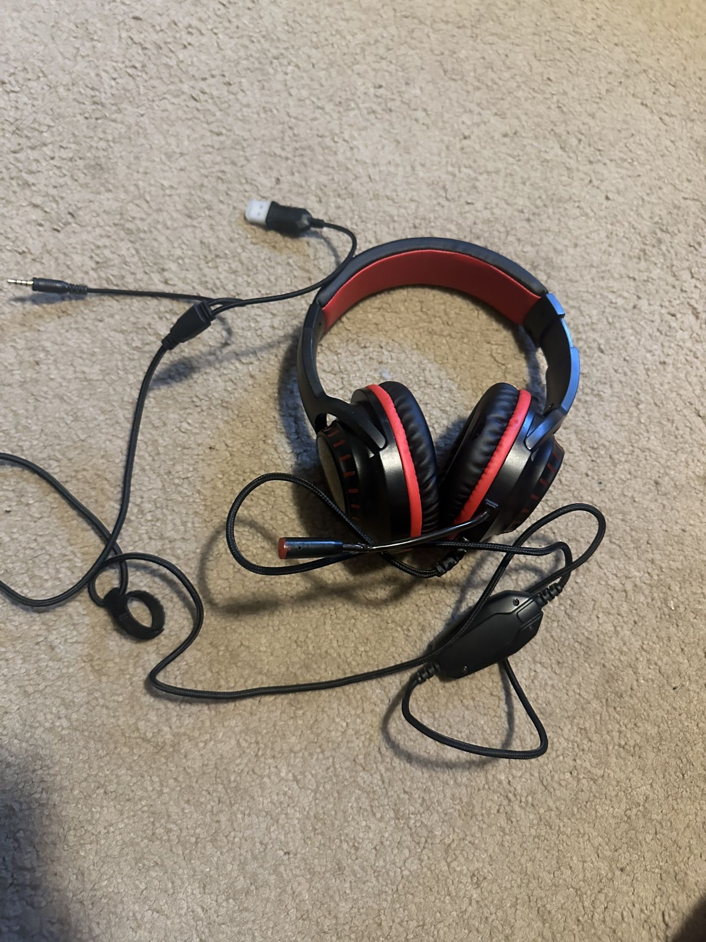 MASACEGON H-11 GAMING HEADSET Black & Red