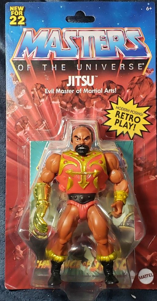 JITSU Evil Master of Martial Arts - Masters of the Universe RETRO PLAY (2022 MOTU) Action FigureĀ