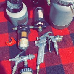 Paint and spray guns