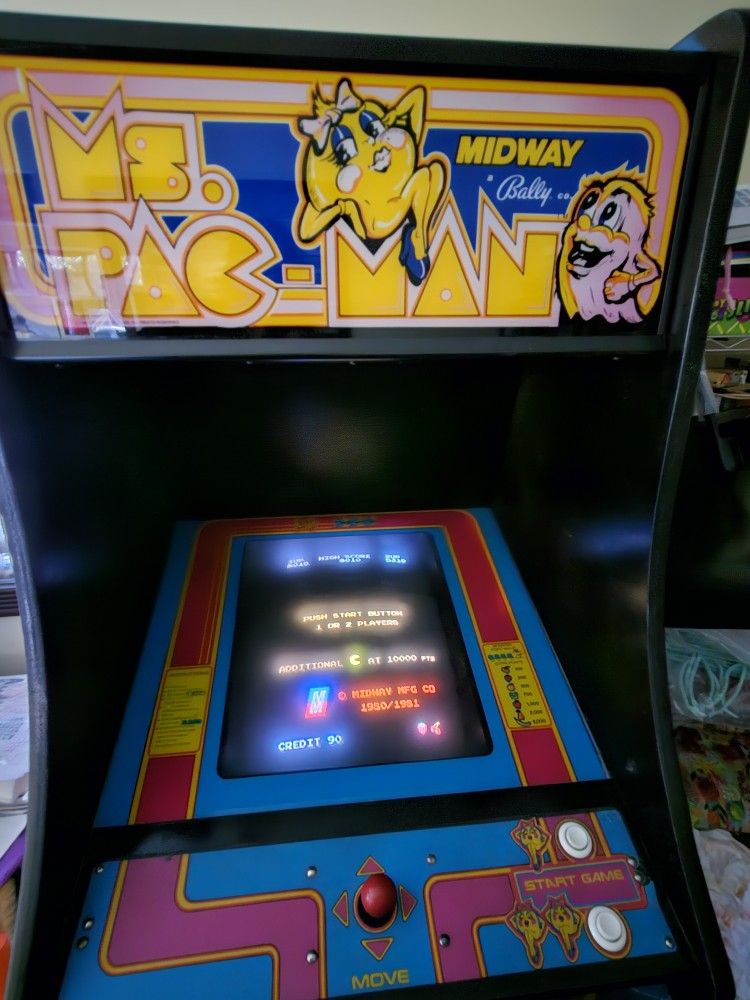 Mrs Pac Man Arcade Machine