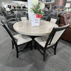 5 Pc Dining Table 