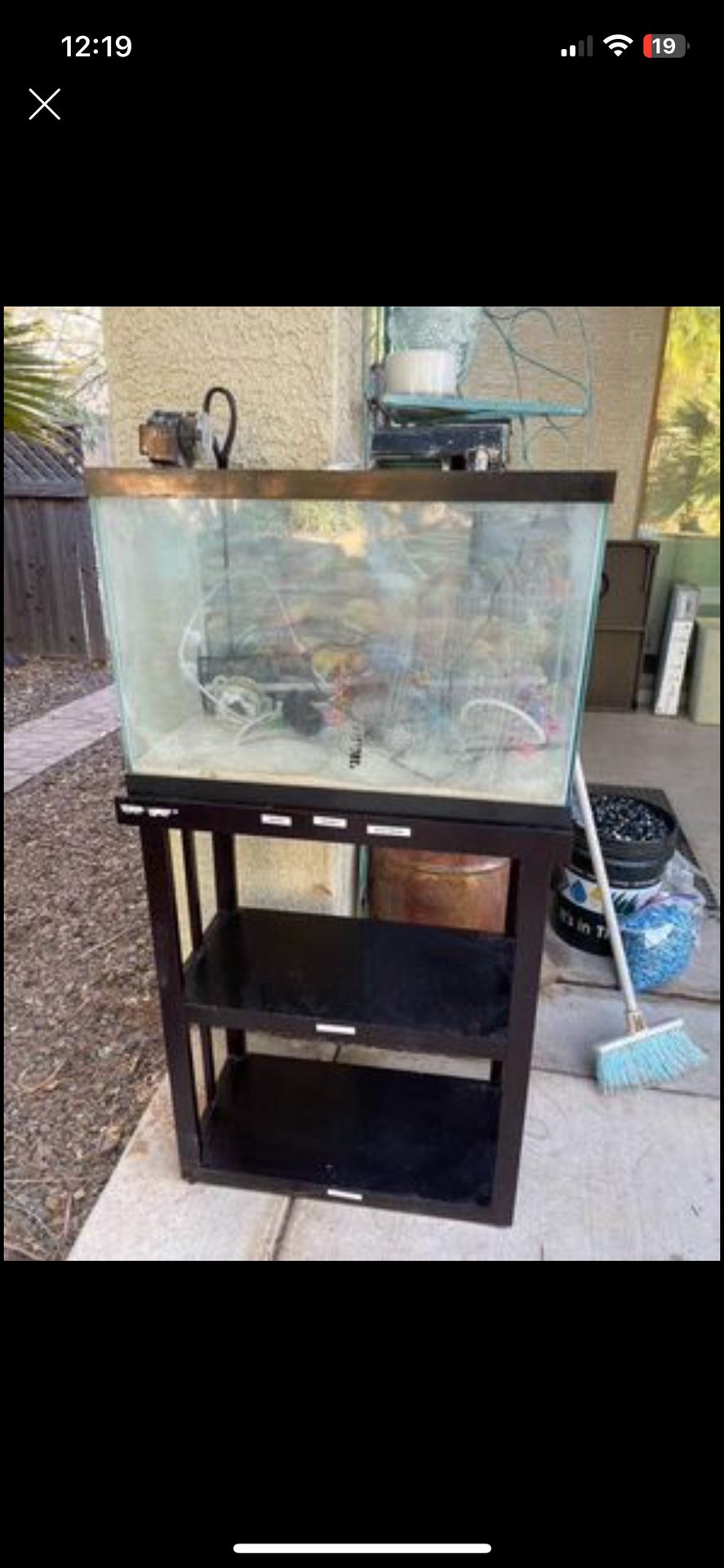 (Fully Completed) 20 Gallon Aquarium Fish Tank For Sale 