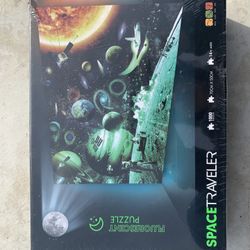 Fluorescent Puzzle Space Traveler