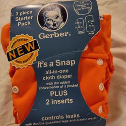 3pc Reusable Cloth Diaper
