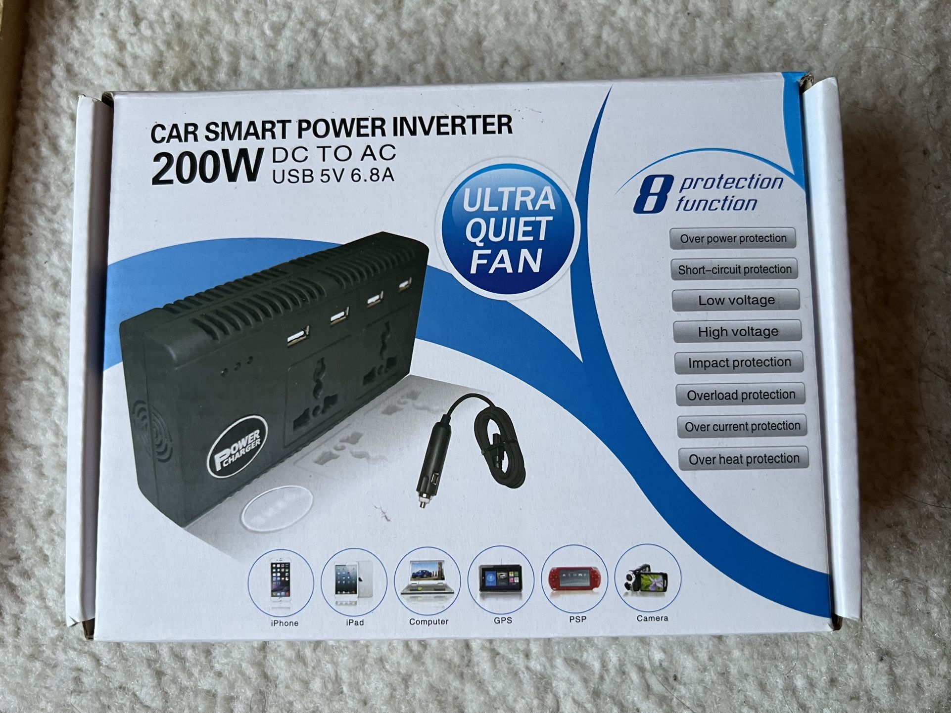 Car Power Inverter, Car Plug Adapter