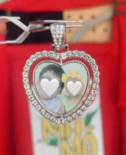 Mother’s Day heart pendant necklace