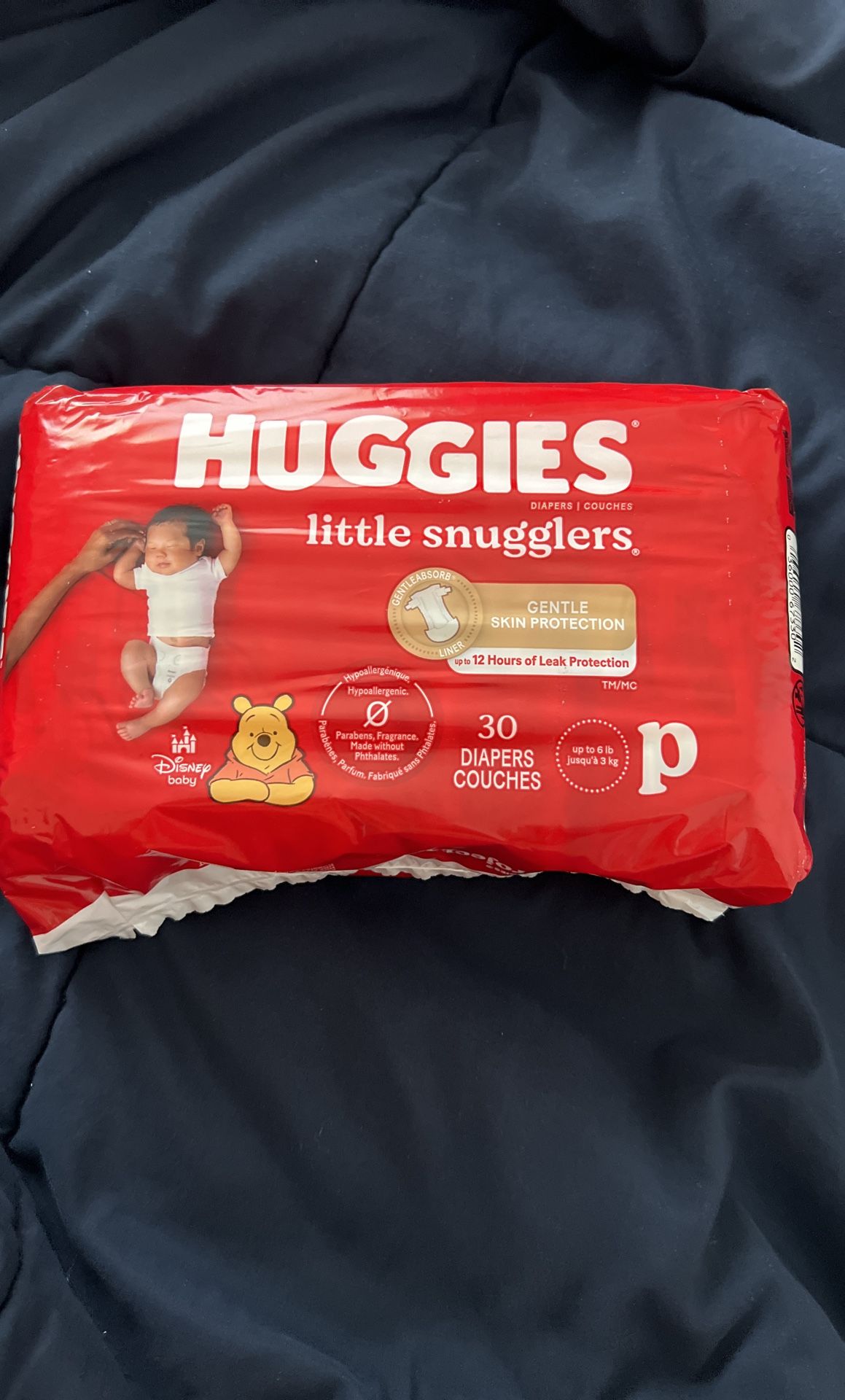 Huggies Little Snugglers Diapers Bag For Upto 6lb Baby