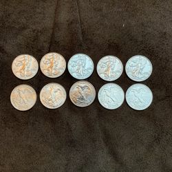 1/10 ounce liberty silver coins
