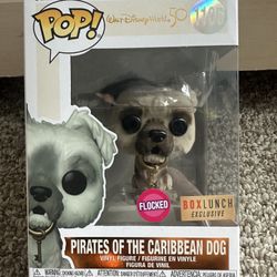 Funko POP! Disney Pirates of the Caribbean Dog #1105 Flocked Exclusive