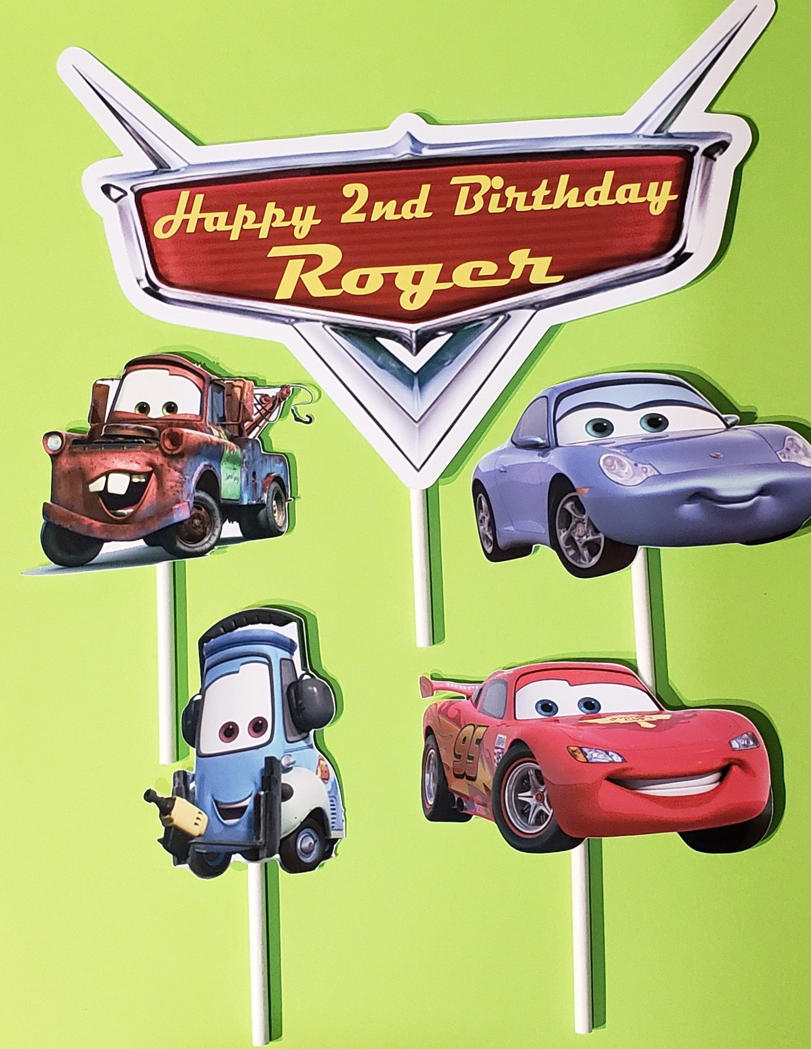 Disney Cars Cake Topper Party Decorations