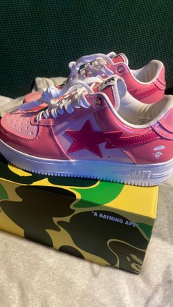 New bathing ape  patent leather shoes