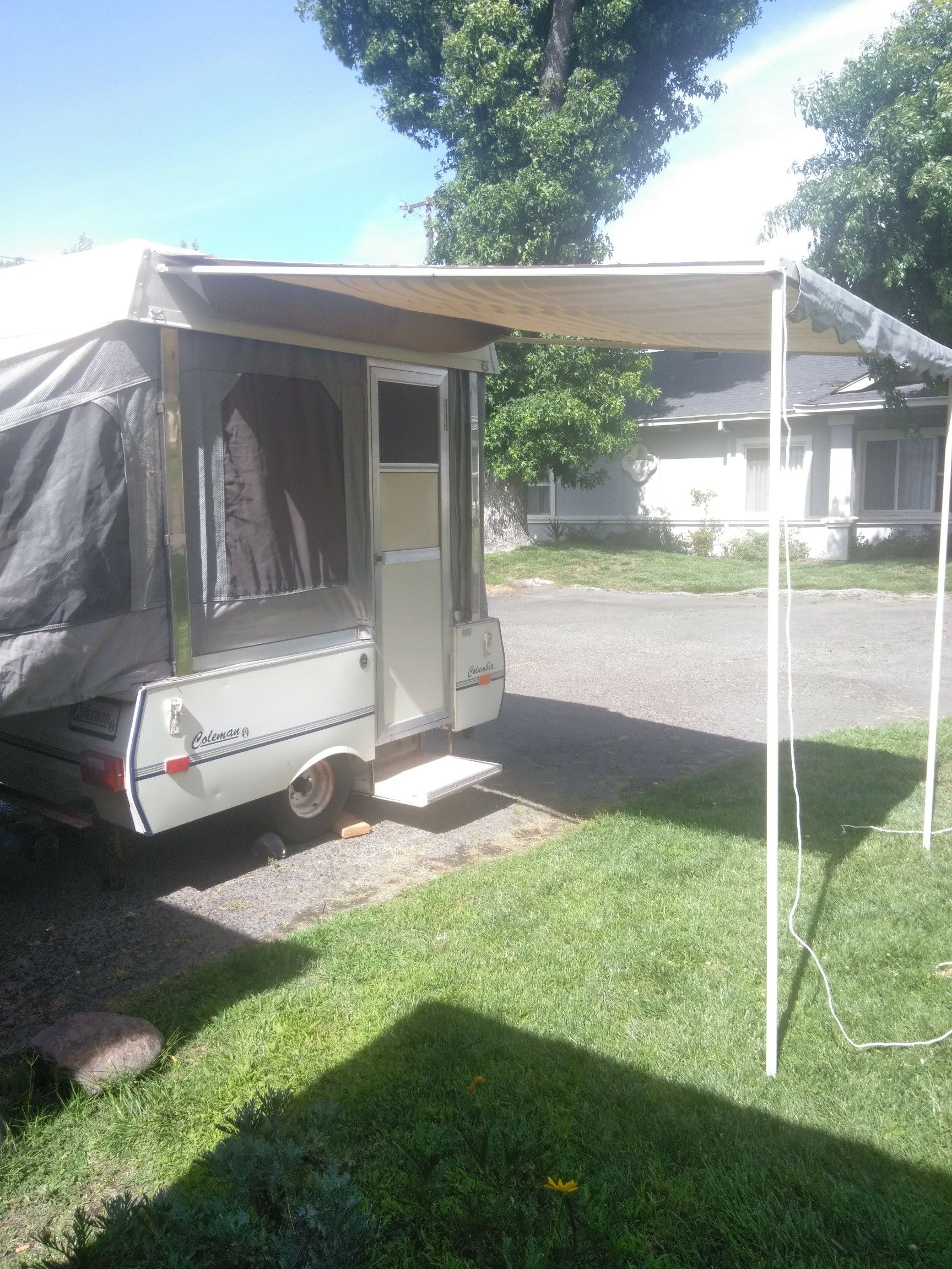 Coleman columbia hot sale pop up camper