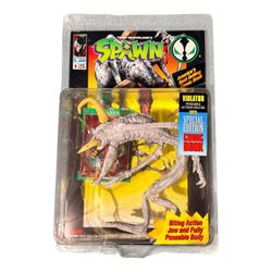 1994 Spawn VIOLATOR Poseable Action Figure + Special Edition Comic Book & Card  Packaging shows some wear, pictured 