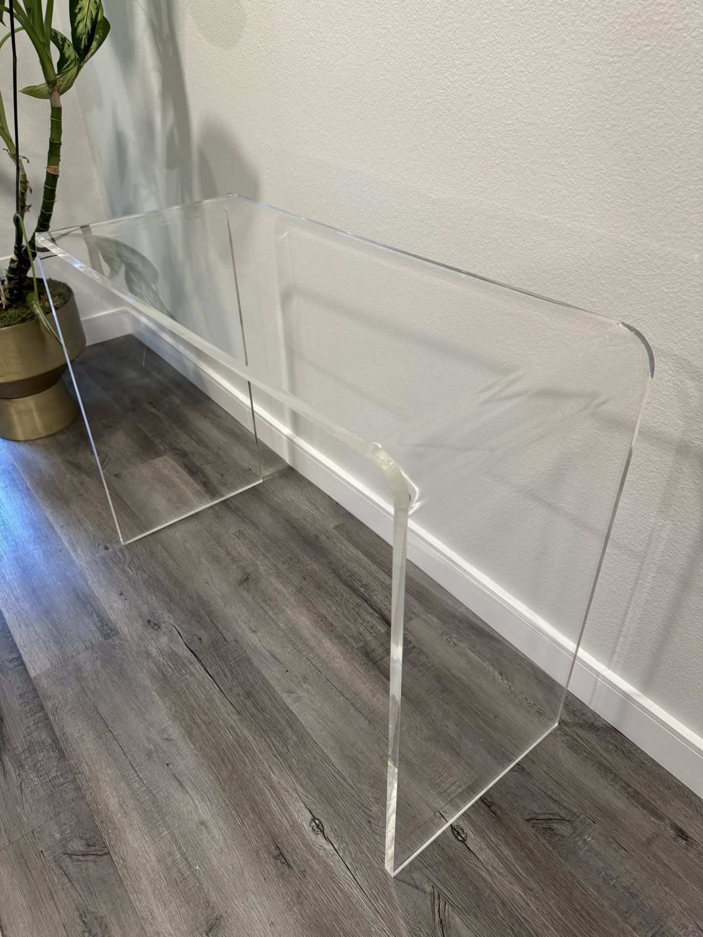 CB2 Acrylic console / Table