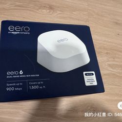 eero 6 Dual Band Mesh WiFi Router