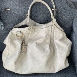 Gucci Leather Guccissima Sukey Large Tote